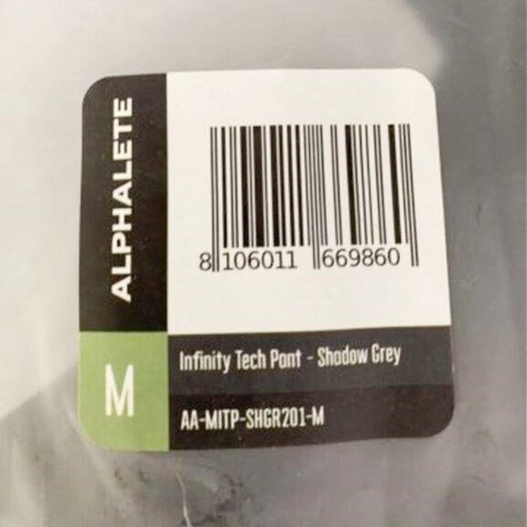 NEW Alphalete Mens Infinity Tech Pant Joggers – Shadow Grey - Picture 10 of 12